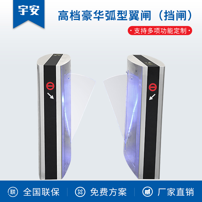 高檔豪華弧型翼閘（擋閘）
