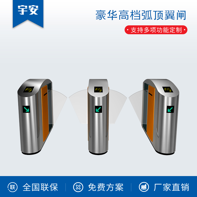 豪華高檔弧頂翼閘