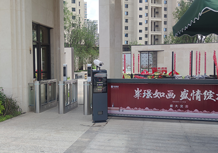 重慶峯璟小區(qū)防撞小擺閘